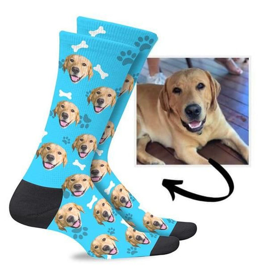 Custom  Dog Face Socks